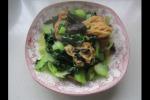 小吃 青菜油面筋香菇