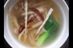 小吃 小竹笋茶树菇汤