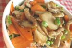 小吃 蘑菇青豆炒