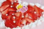 小吃 草莓冻芝士蛋糕