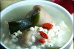 小吃 猪尾海带薏米汤