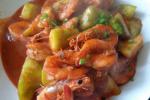 海鲜 泰式红咖喱大虾