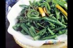 小吃 炒蕨菜