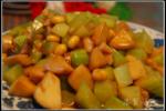 小吃 杏鲍菇焖黄豆