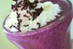 饮品 紫色水果沙冰