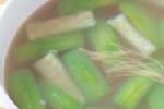 小吃 虾皮姜丝丝瓜汤