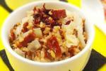 小吃 红葱油卷心菜焖金华火腿糙米饭