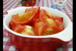 小吃 再简单不过的凉拌菜--白糖拌西红柿