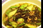 小吃 紫菜黄瓜虾皮汤