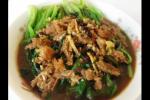 小吃 豆豉鲮鱼油麦菜