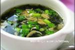 小吃 油酥虾皮紫菜汤