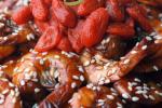 小吃 枸杞芝麻虾
