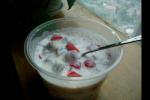 小吃 自制水果酸奶