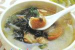 小吃 清汤紫菜烩猴头蘑