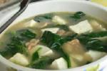 小吃 菠菜豆腐汤