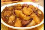小吃 火腿焖土豆