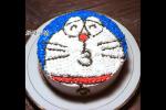 小吃 机器猫脸谱蛋糕