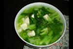 小吃 简单菜青菜豆腐汤