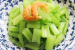 湖南株洲小吃 海米芹菜