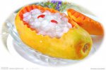 哈尔滨香坊小吃 木瓜炖雪蛤