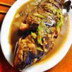 广东小吃 焖煲大石斑鱼