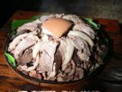 湖南永州小吃 炕猪肉