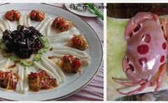 天津河东小吃 七星紫蟹