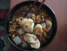 内蒙古包头小吃 汤粉饺子