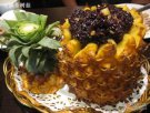 西双版纳勐海小吃 菠萝紫米饭