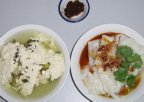 四川巴中小吃 菜豆腐稀饭